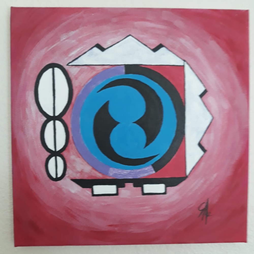 Handpainted Health Mandala